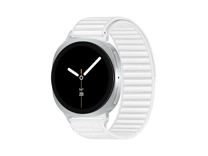 Samsung Galaxy Watch 8, LTE + Bluetooth, 40mm, Sport Band, White, S/M + Fabric Band, White, S/M – image 1