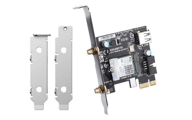 QNAP QXP-W6-AX200 network card WLAN / Bluetooth 2400 Mbit/s – image 2