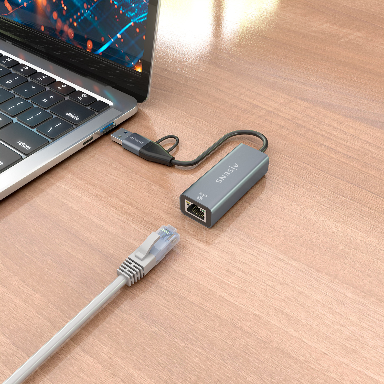 AISENS A109-1032 laptop dock/port replicator Wired USB 3.2 Gen 1 (3.1 Gen 1) Type-C Grey – image 6