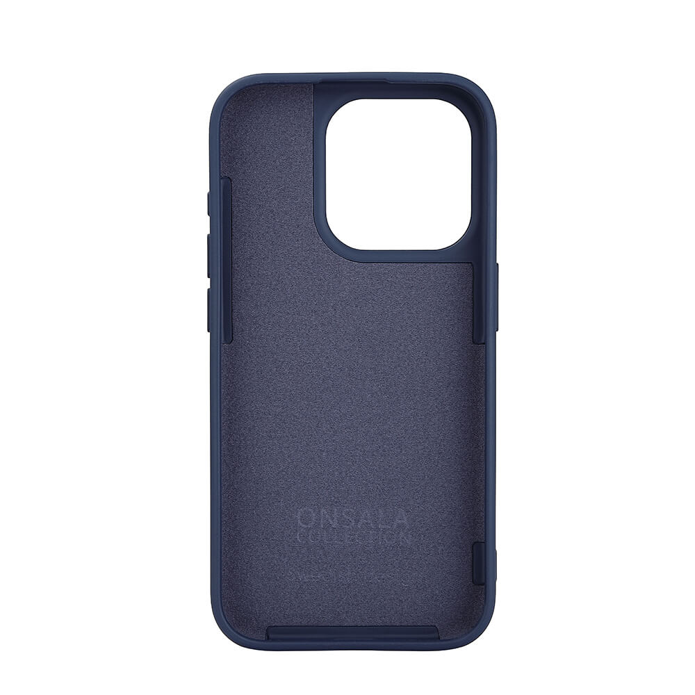 Onsala Phone Case with Silicone Feel MagSeries Dark Blue - iPhone 15 Pro – image 3