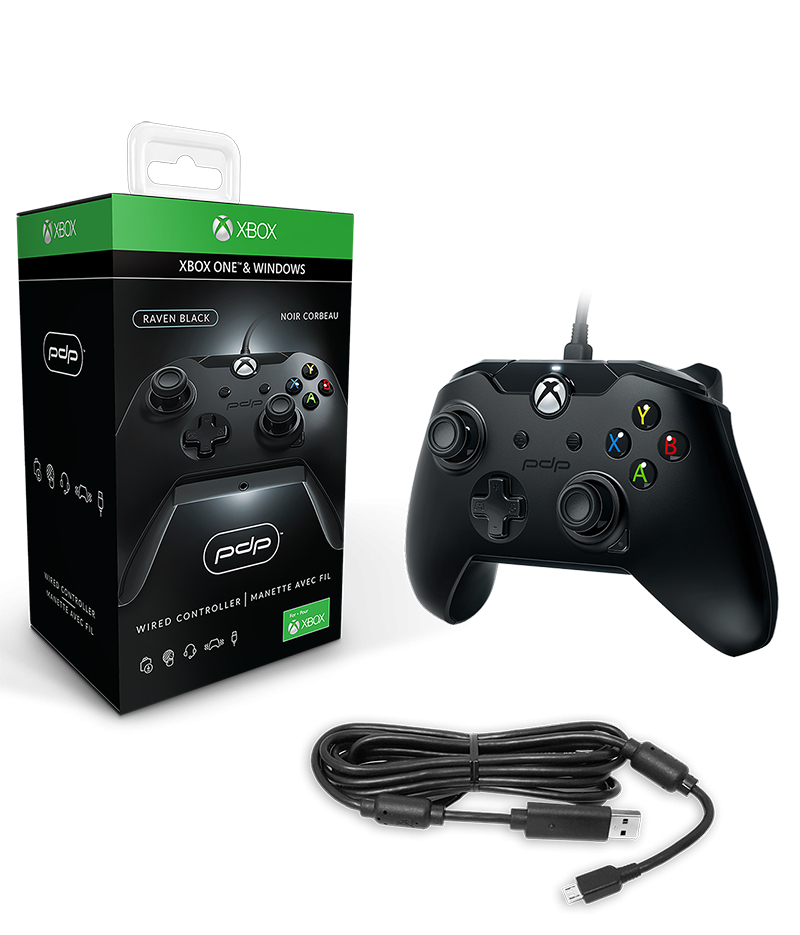 PDP 048-082-NA-BK Gaming Controller Black USB Gamepad Analogue / Digital PC, Xbox One X