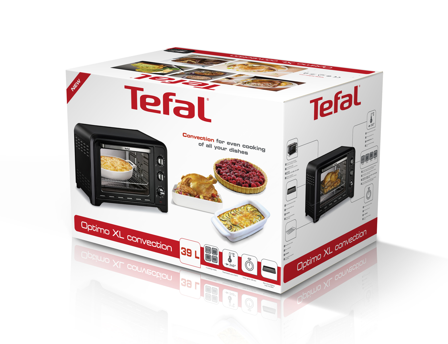 Tefal OF4848 39 L 2000 W Black Grill – image 8