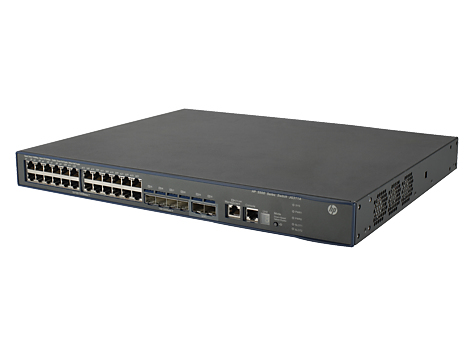 HP 5500-24G-4SFP HI Switch w/2 Interface Slots – image 3
