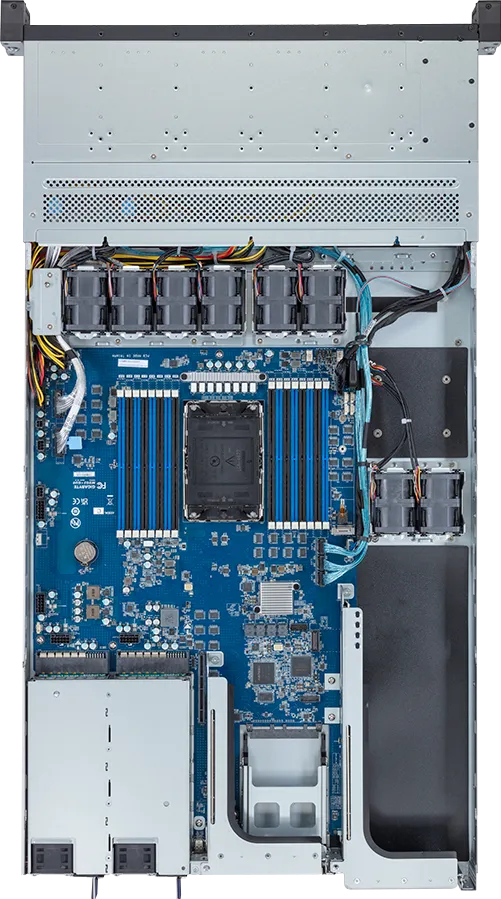 GIGABYTE R163-SG2-AAC1 LGA 4677 (Socket E) Rack (1U) Black, Steel – image 3