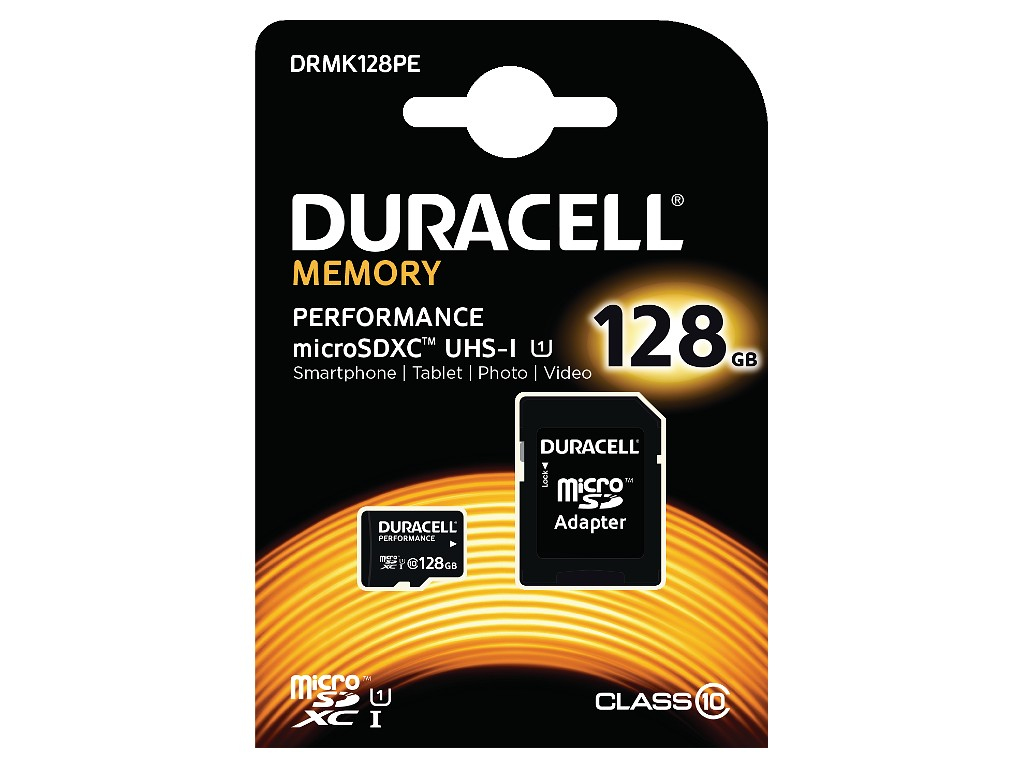 Duracell 128GB microSD Class 10 Kit