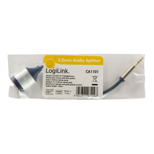LogiLink CA1101 audio splitter Aluminium – image 3