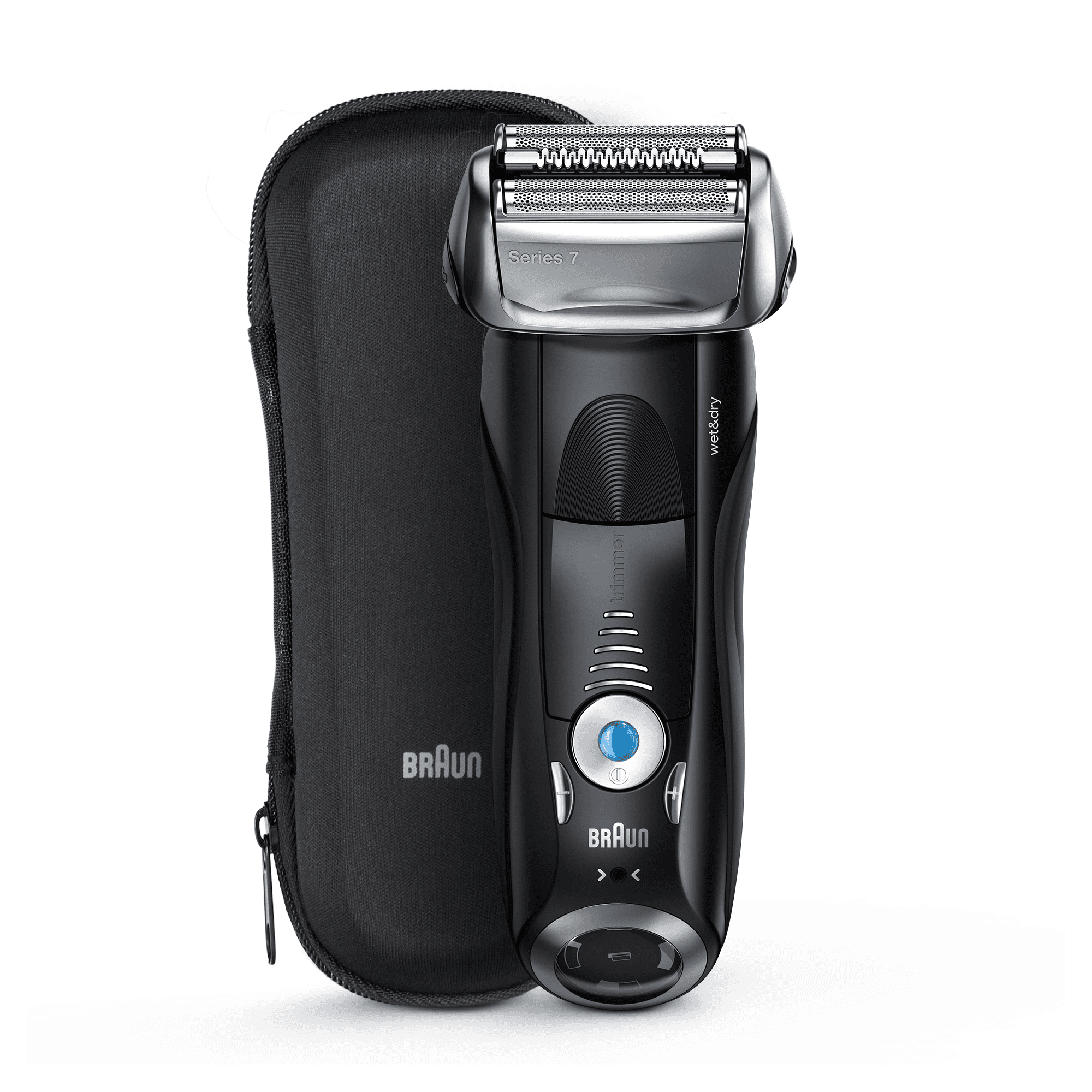 Braun Series 7 Electric Shaver For Men 7840s, With Travel Case – Black – image 1