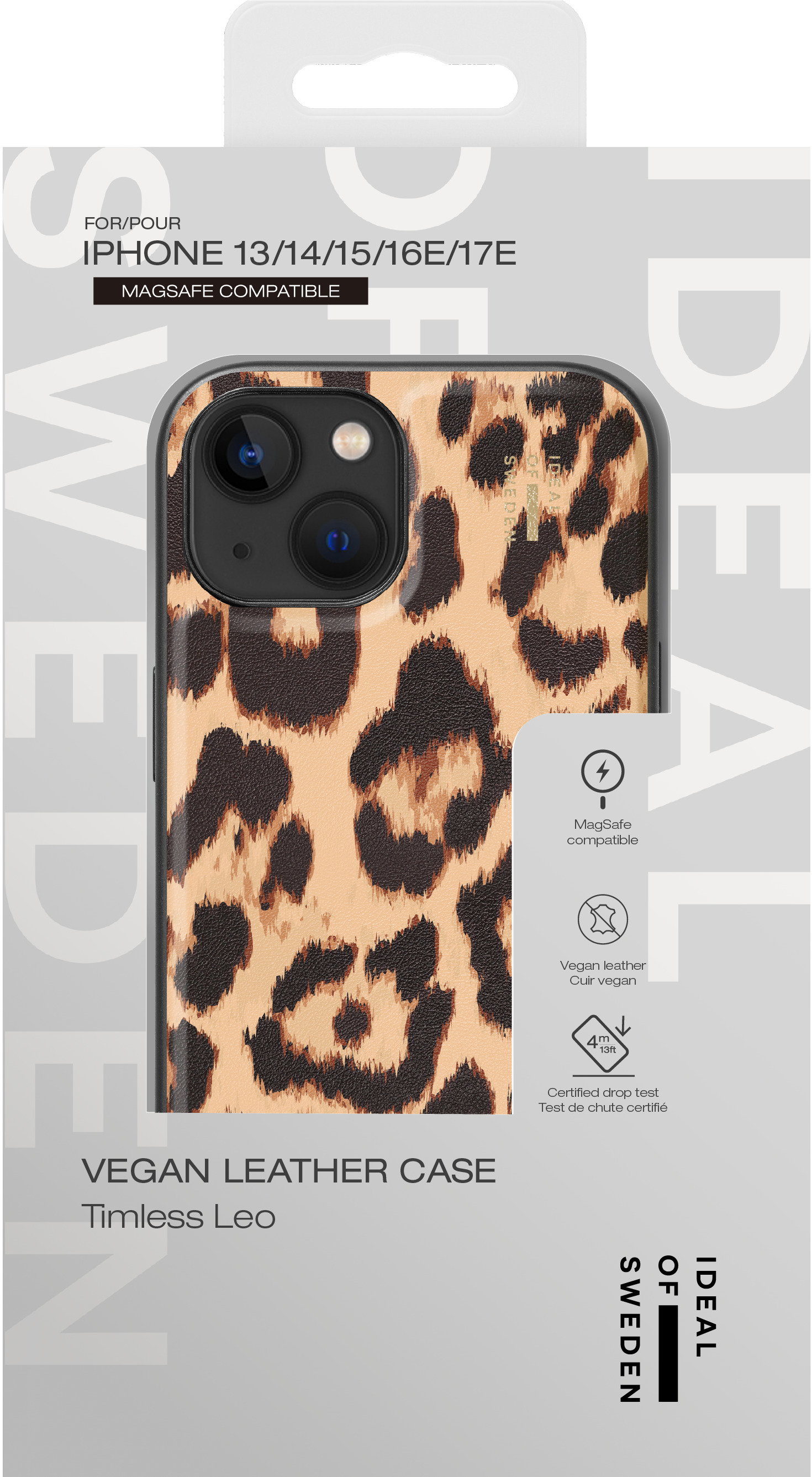 iDeal of Sweden Vegan Leather Case MagSafe iPhone 13 / 14 / 15 / 16e / 17e Timeless Leo – image 4