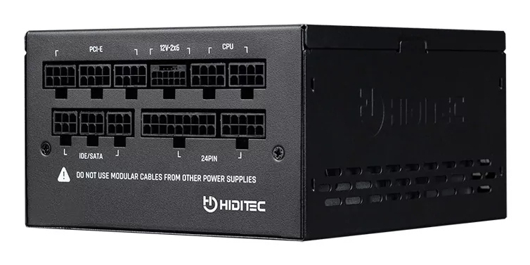 Hiditec GDX850 v3 80PLUS GOLD ATX 3.1 PCIe 5.1 power supply unit 850 W 20+4 pin ATX Black image 5