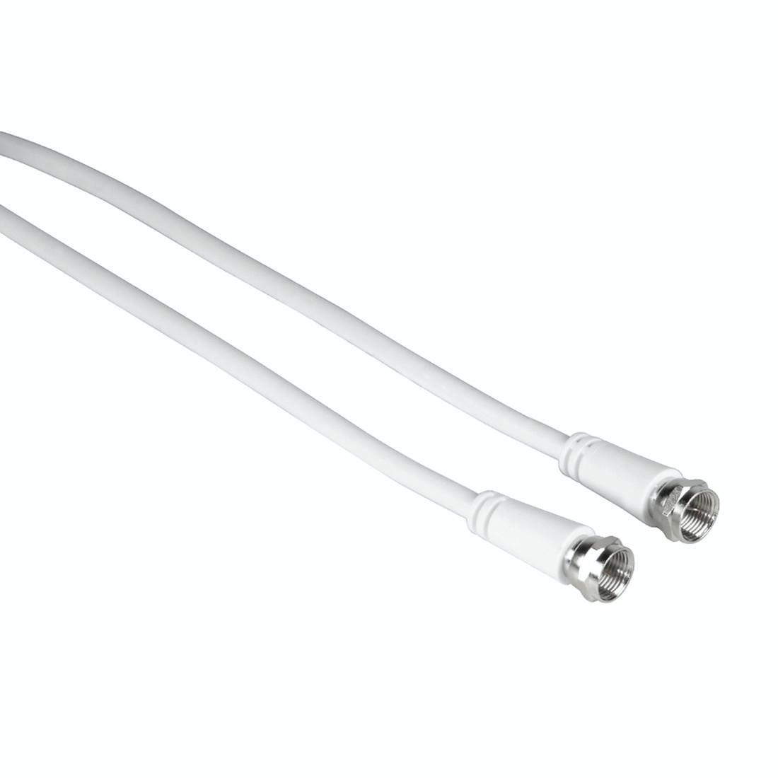 Hama 00205038 cavo coassiale 3 m F Bianco