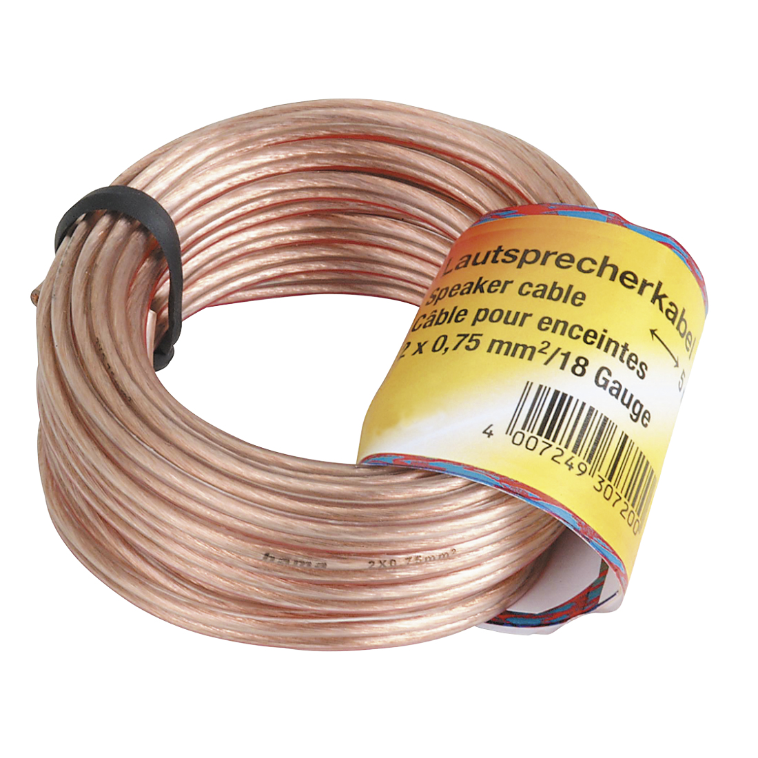 Hama 00205141 cavo audio 10 m Rame Trasparente