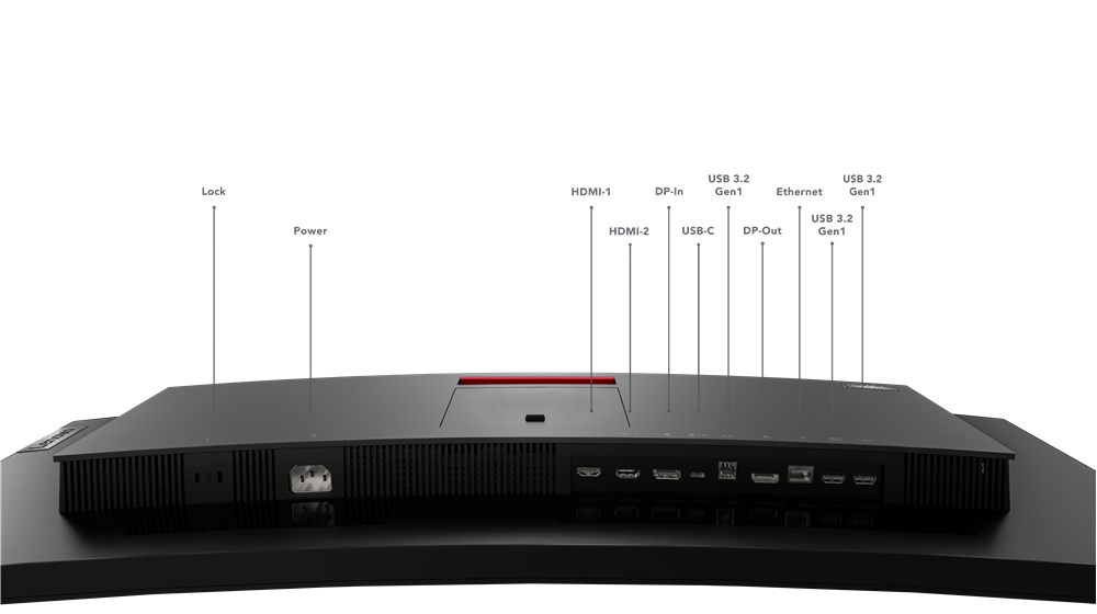 Lenovo ThinkVision P34w-20 computer monitor 86.7 cm (34.1″) 3440 x 1440 pixels Wide Quad HD LED Black image 11