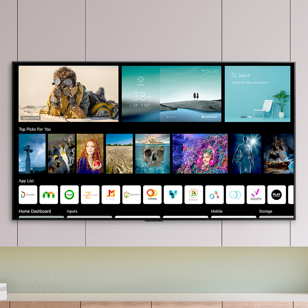TV OLED LG OLED55C14LB 4K UHD HDR 55 po Écran incurvé — photo 4