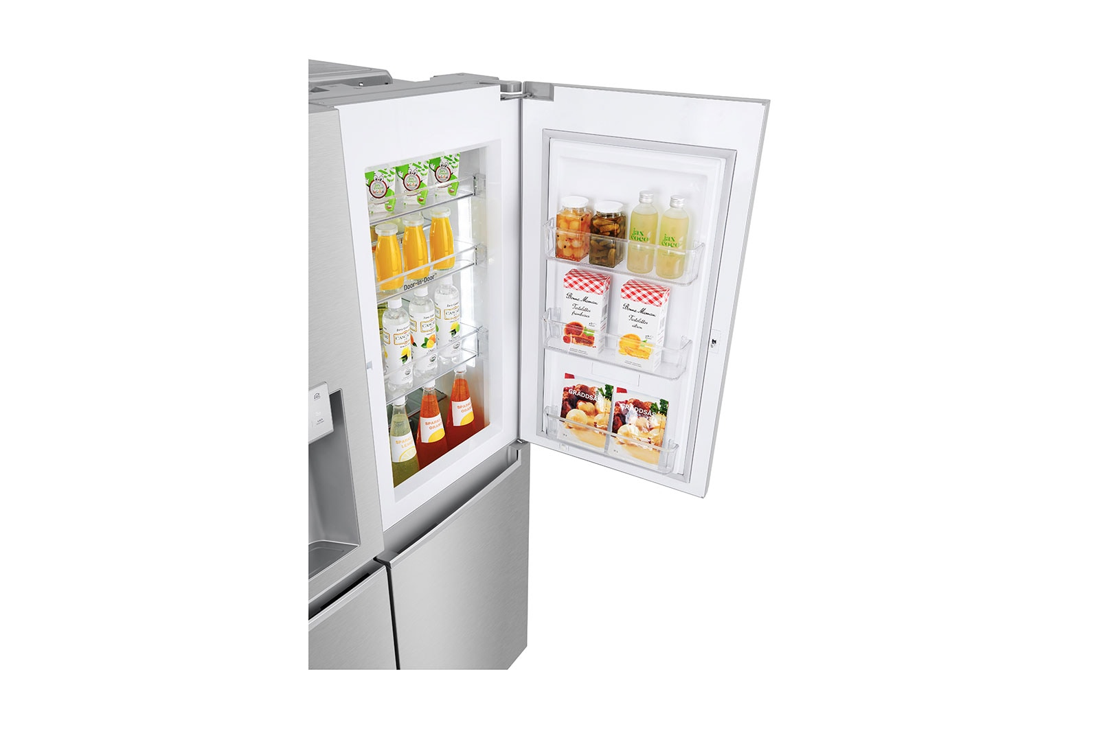 LG GSS6876SC side-by-side refrigerator Freestanding – image 4