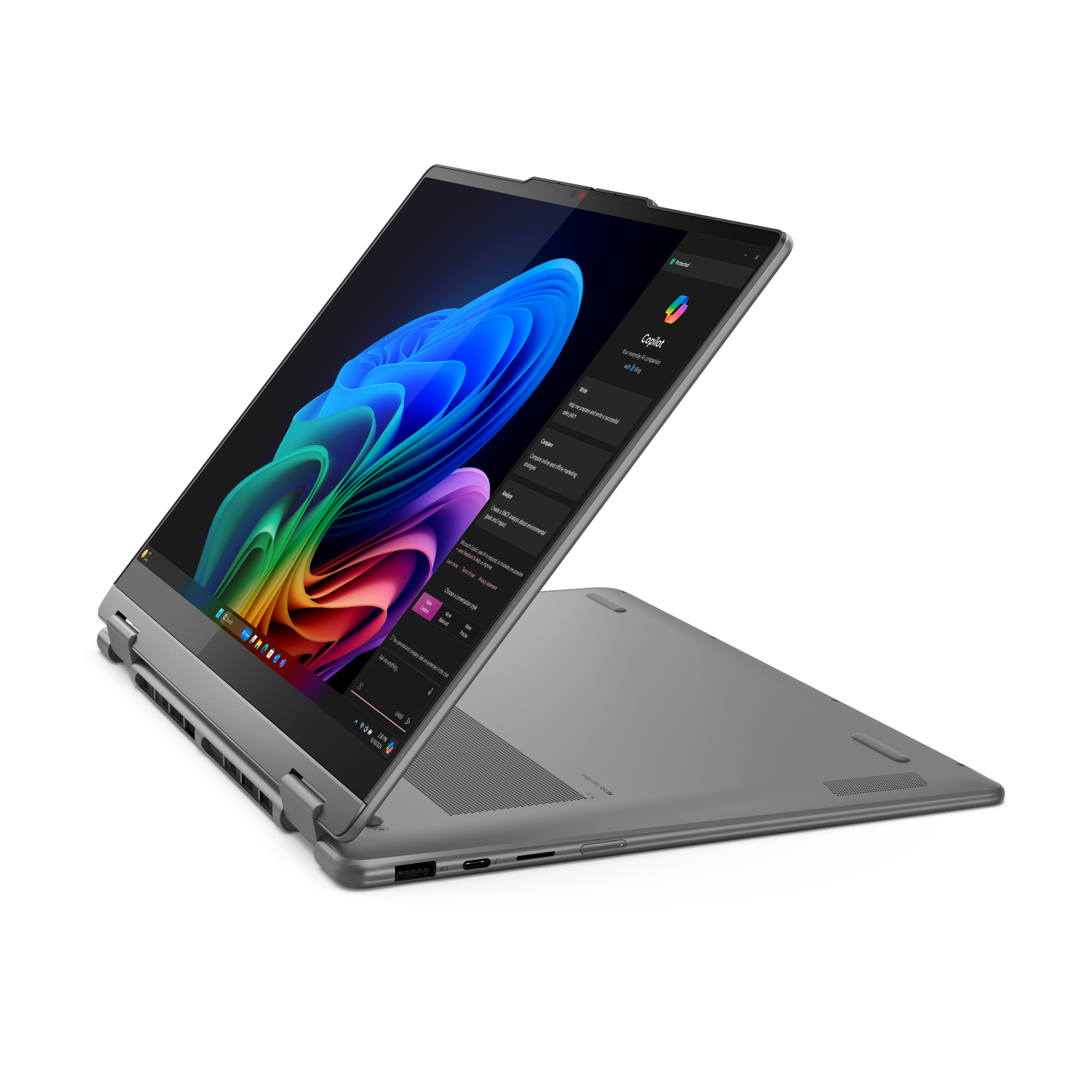 LENOVO - Convertible 2 en 1 Lenovo Yoga 7 14ILL10, Copilot+ PC, Intel Core Ultra 5-226V, 16GB, 512GB SSD, 14' OLED, W11. - imagen 16