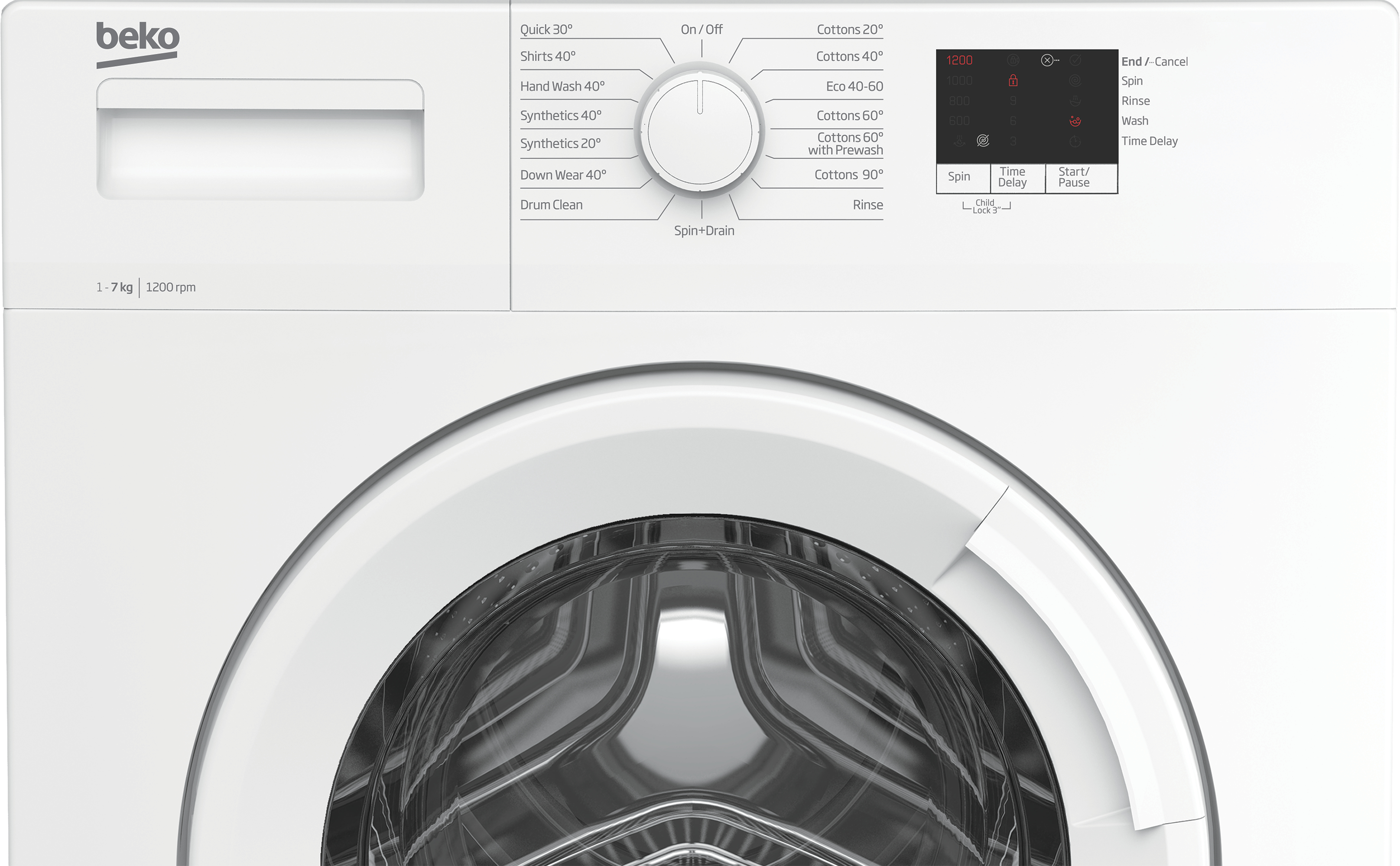 Beko WTK72012W — vue 1 sur 4