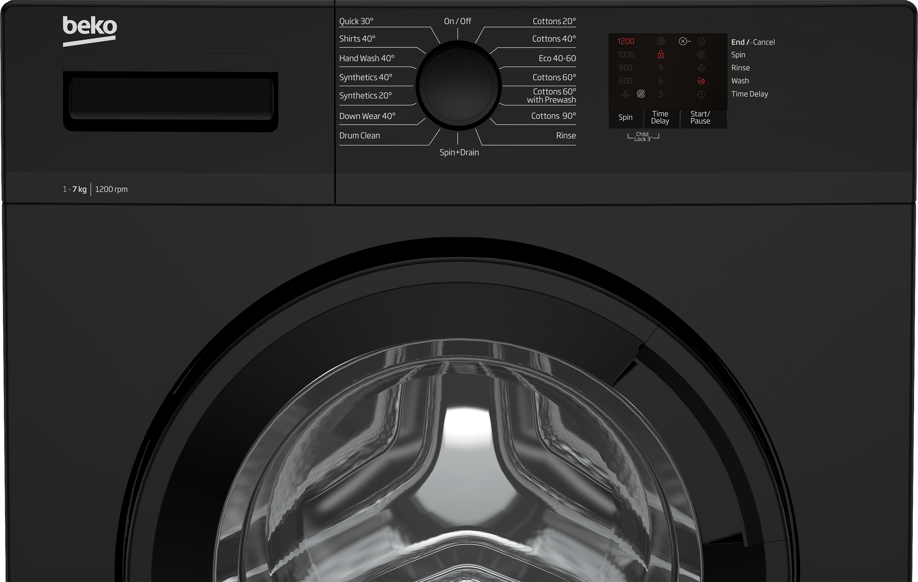 Beko WTK72042B — vue 1 sur 4
