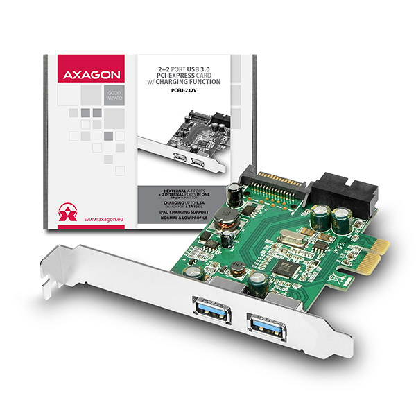 Axagon PCEU-232V interface cards/adapter Internal USB 3.2 Gen 1 (3.1 Gen 1) – image 6