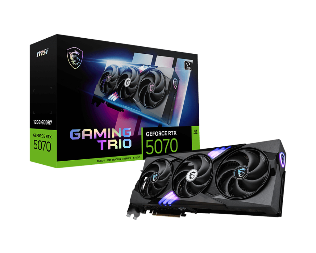 MSI GEFORCE RTX 5070 12G GAMING TRIO – image 1