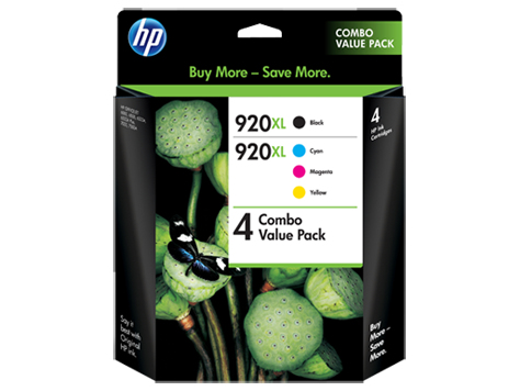 HP 920XL Combo-pack Black/Cyan/Magenta/Yellow