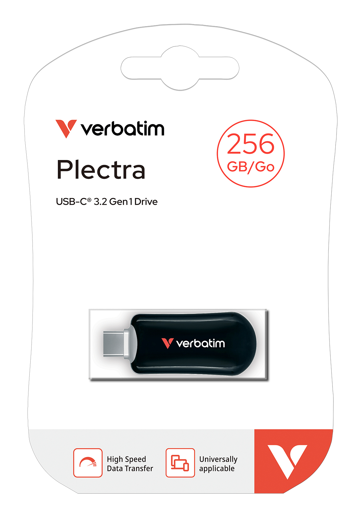 Verbatim Plectra USB-C Flash Drive Black – image 4