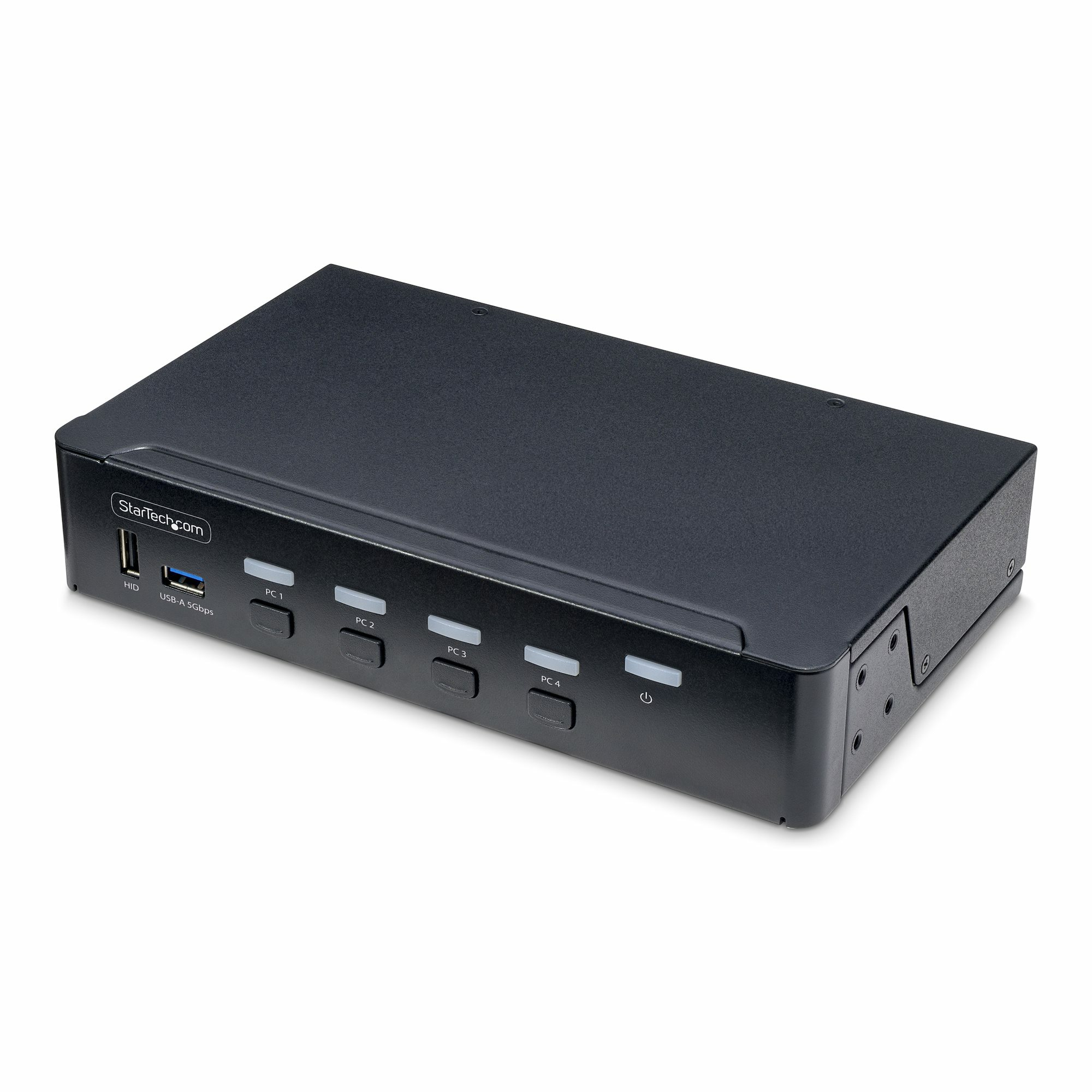 StarTech.com KVM switch DisplayPort a 4 porte monitor singolo 4K 60Hz 6 porte USB commutazione con pulsanti e hotkey DP 1.2 ind