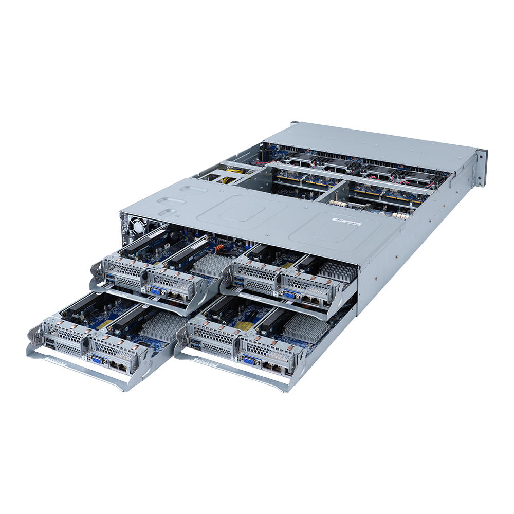 Gigabyte H252-3C0 Intel C621A LGA 4189 Rack (2U) Svart