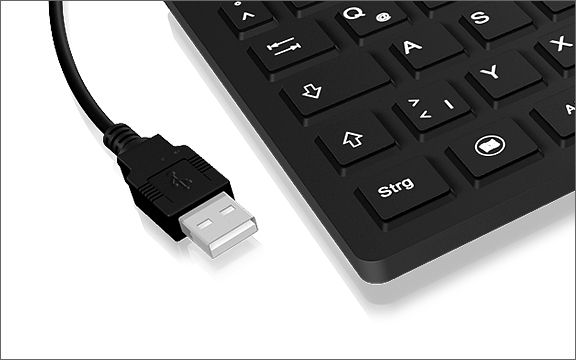KeySonic KSK-8030IN keyboard Universal USB QWERTY English Black – image 6
