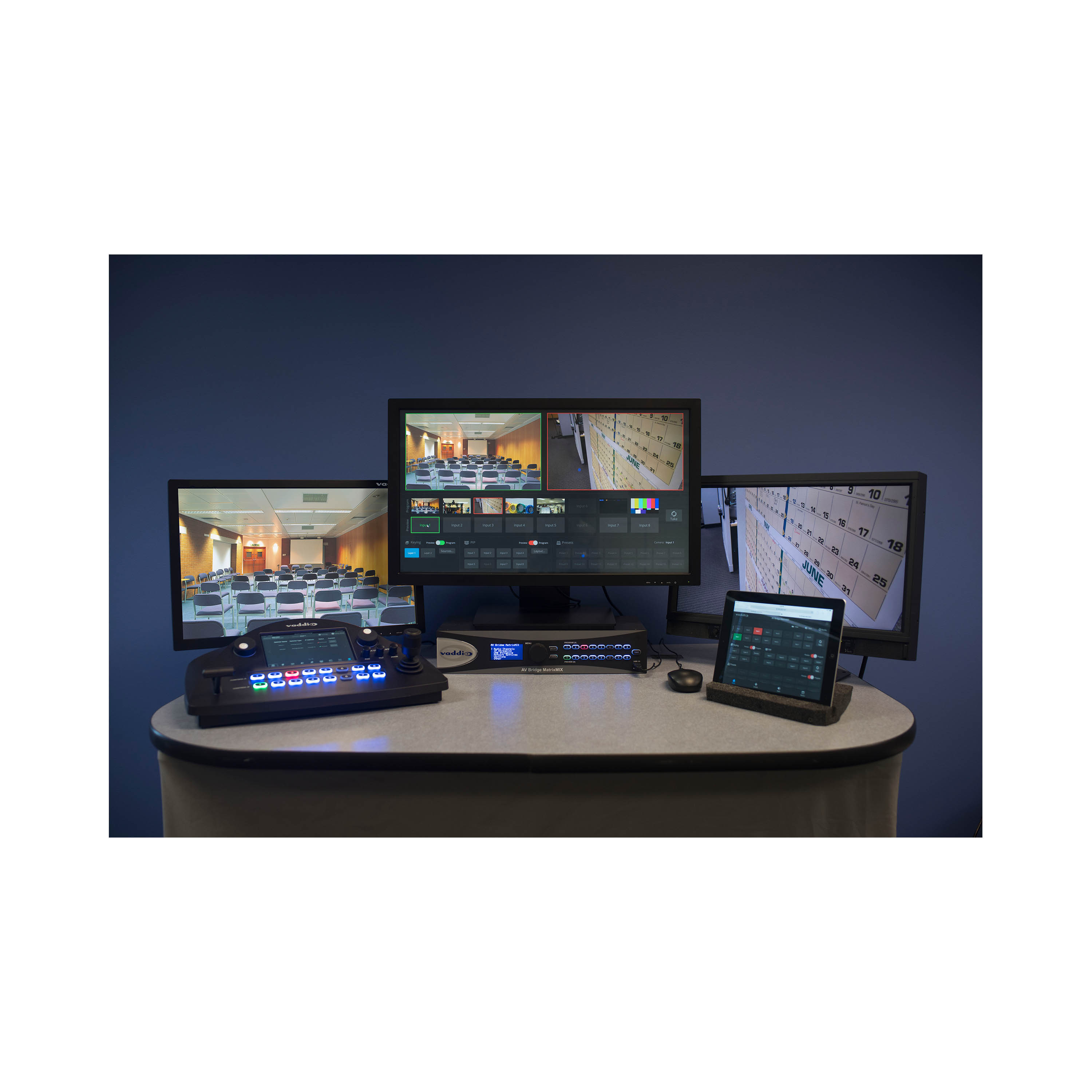 Vaddio TeleTouch 27 Inch USB Touch-Screen Multiviewer image 3