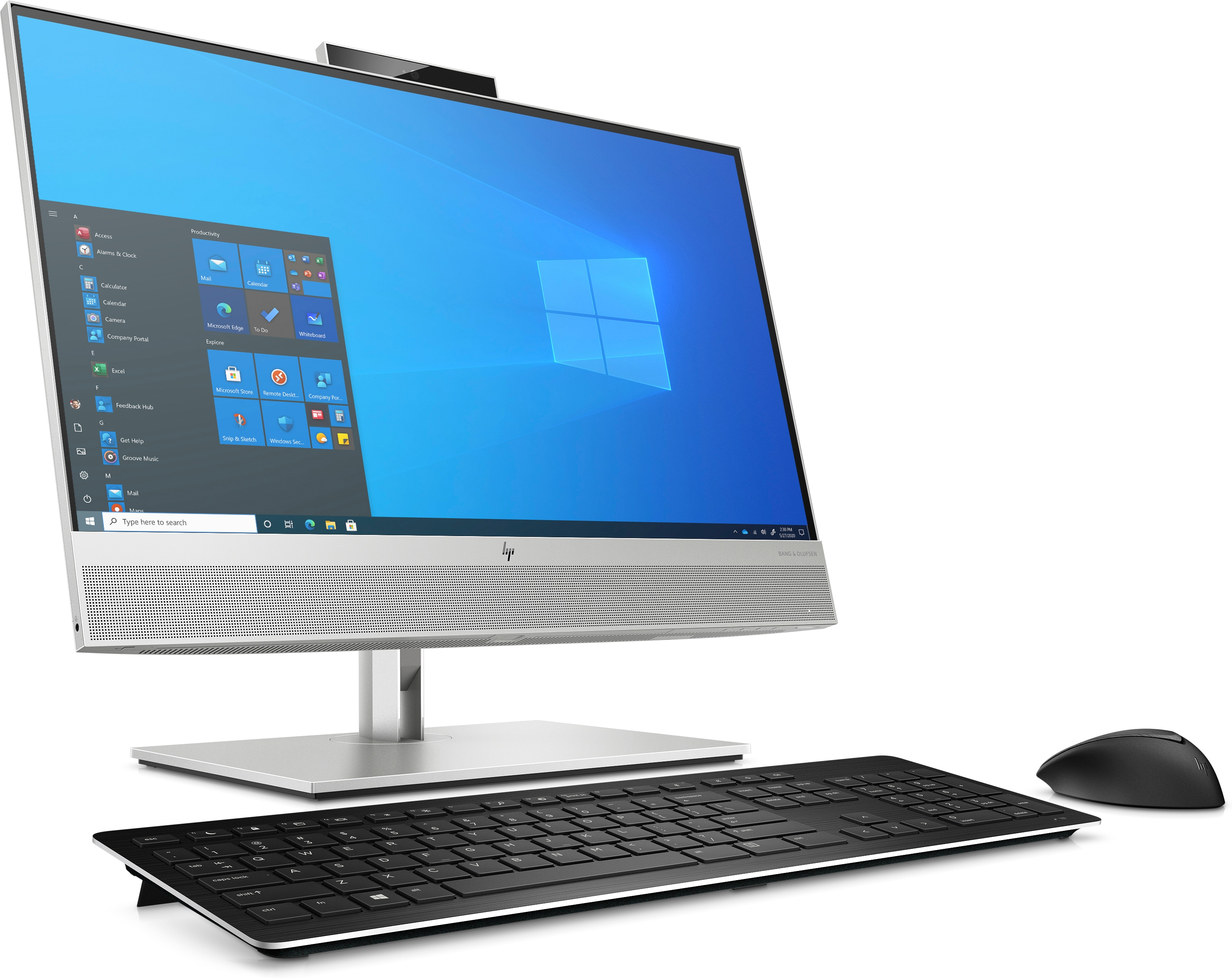HP EliteOne 800 G8 Intel® Core™ i7 i7-11700 60.5 cm (23.8″) 1920 x 1080 pixels Touchscreen All-in-One PC 16 GB DDR4-SDRAM 512 GB SSD Windows 10 Pro Wi-Fi 6 (802.11ax) Silver image 3