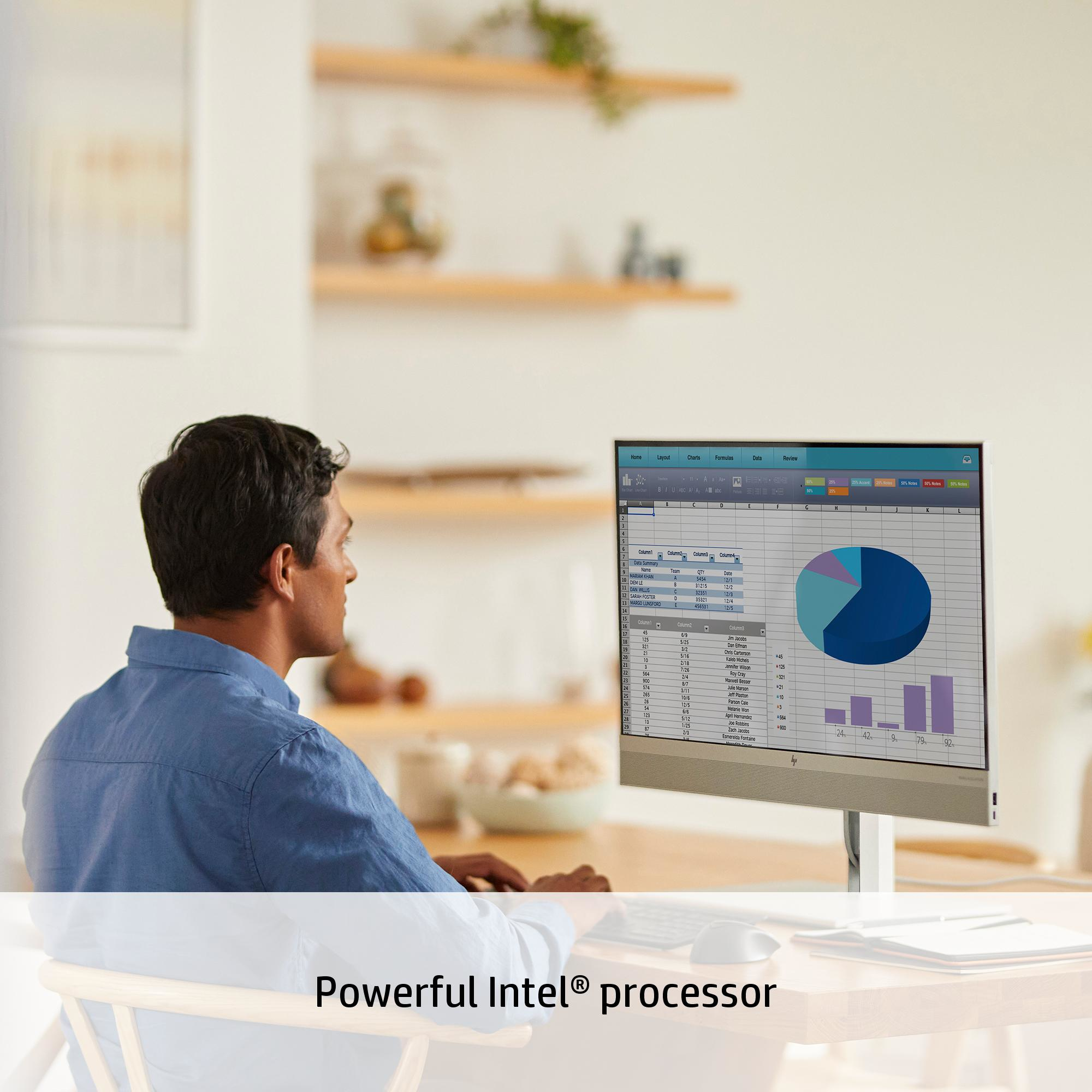 HP EliteOne 800 G8 Intel® Core™ i7 i7-11700 60.5 cm (23.8″) 1920 x 1080 pixels Touchscreen All-in-One PC 16 GB DDR4-SDRAM 512 GB SSD Windows 10 Pro Wi-Fi 6 (802.11ax) Silver image 13