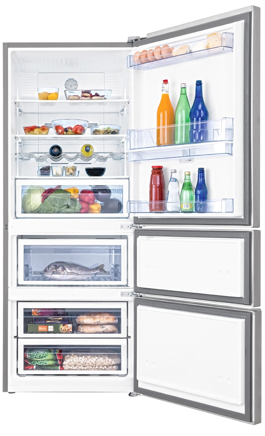 Beko CN151920DX fridge-freezer Freestanding – image 3