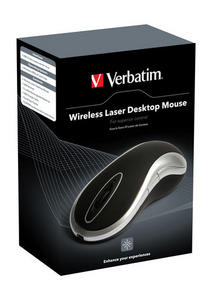 Verbatim Wireless Laser Desktop Mouse (Black) – image 3