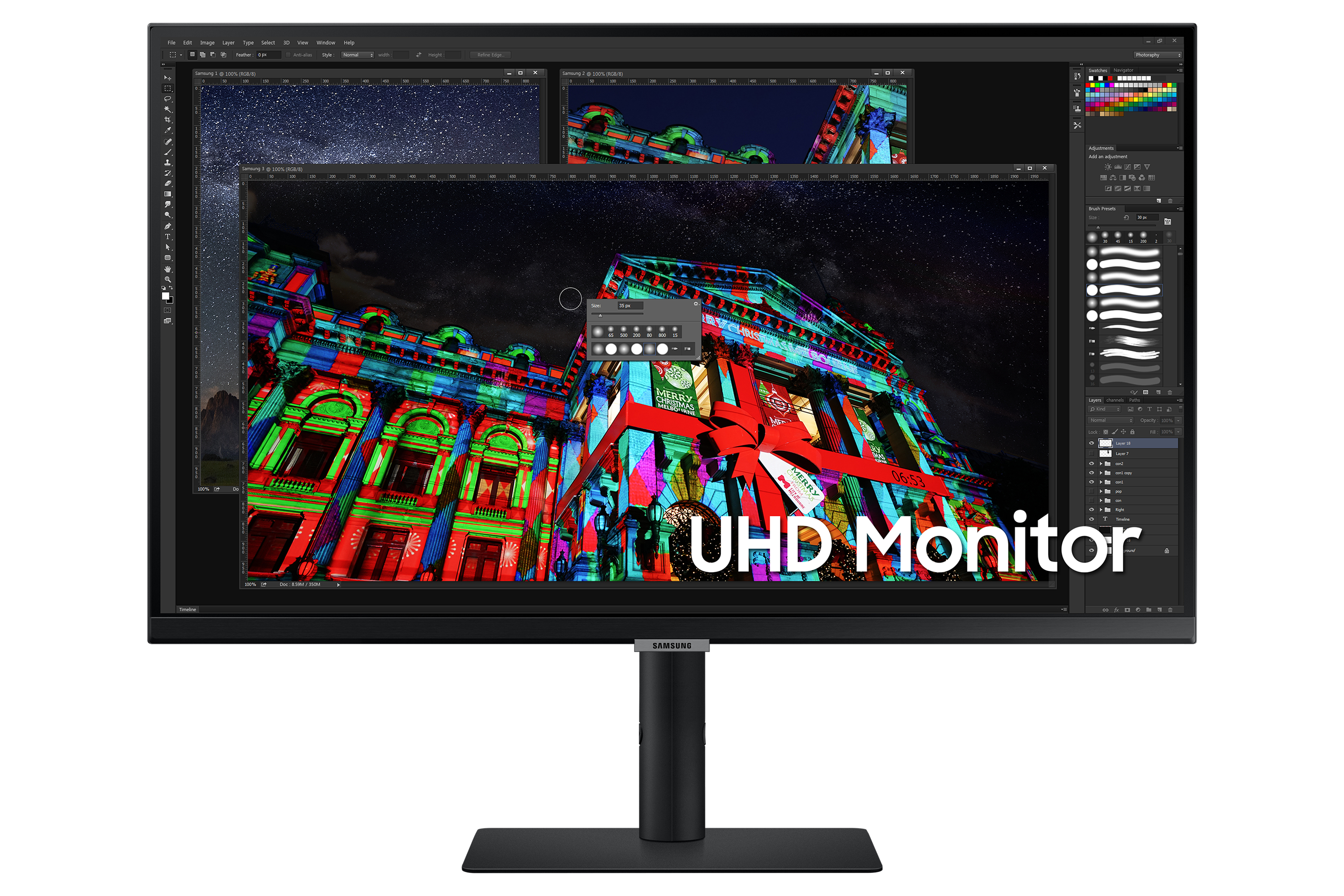 Samsung S27A800NMU computer monitor 68.6 cm (27″) 3840 x 2160 pixels 4K Ultra HD Black image 21