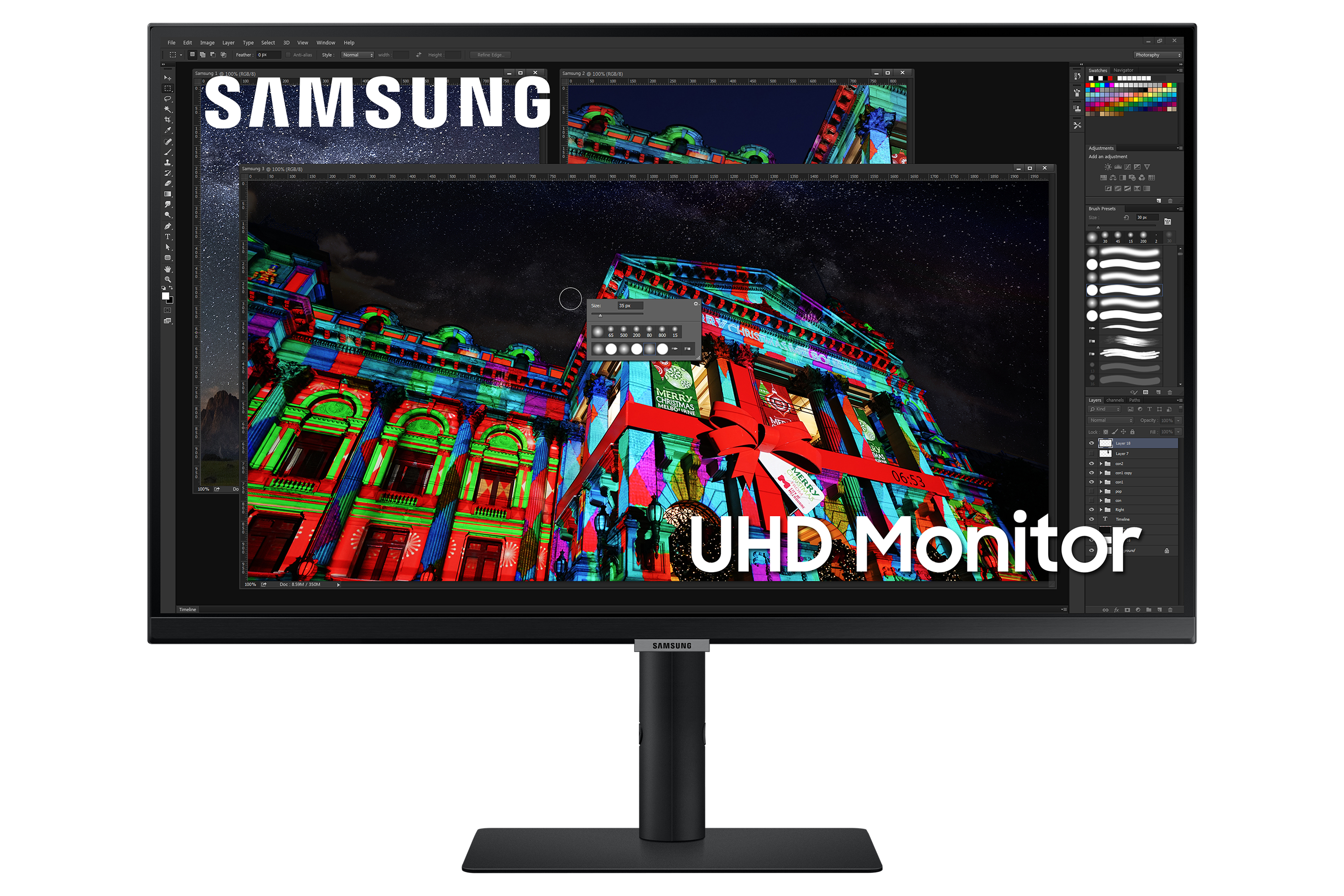 Samsung S27A800NMU computer monitor 68.6 cm (27″) 3840 x 2160 pixels 4K Ultra HD Black image 22