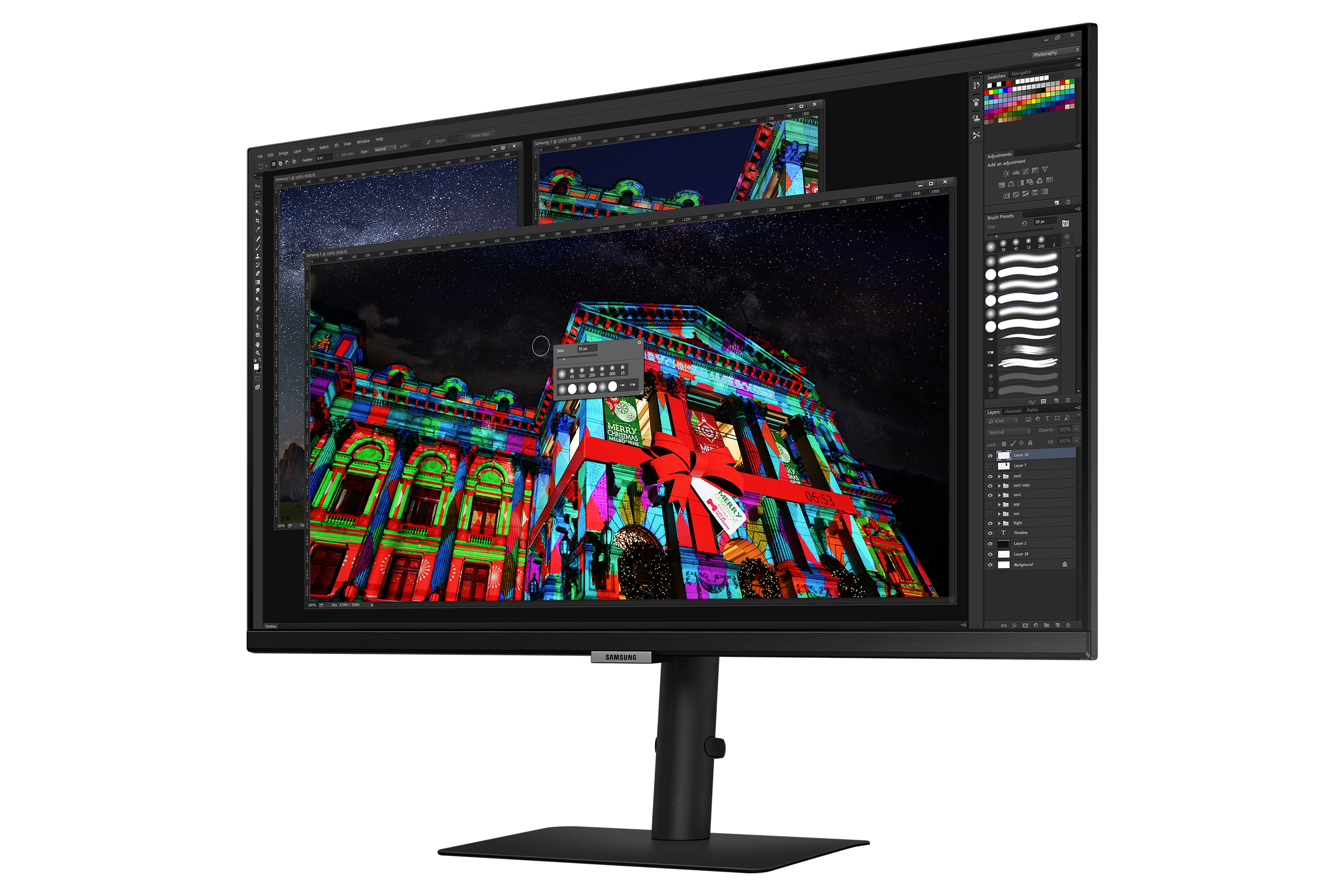 Samsung S27A800NMU computer monitor 68.6 cm (27″) 3840 x 2160 pixels 4K Ultra HD Black image 23