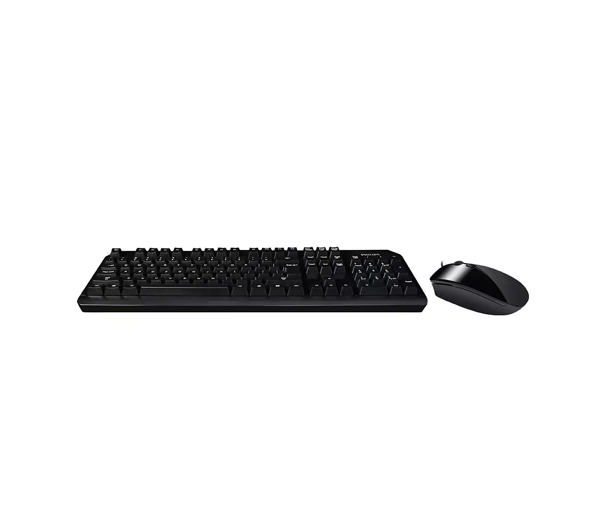 Philips SPT6212B/00 keyboard Mouse included Office USB QWERTY English Black – image 2