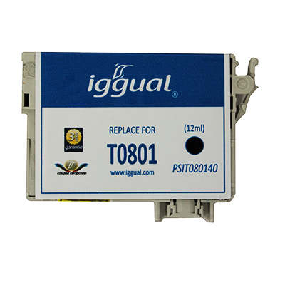 iggual PSIT080140 ink cartridge High (XL) Yield Black – image 2