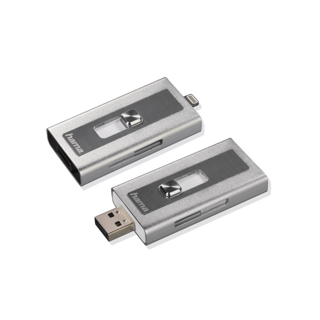Hama MoveData card reader USB 2.0/Lightning Silver – image 5