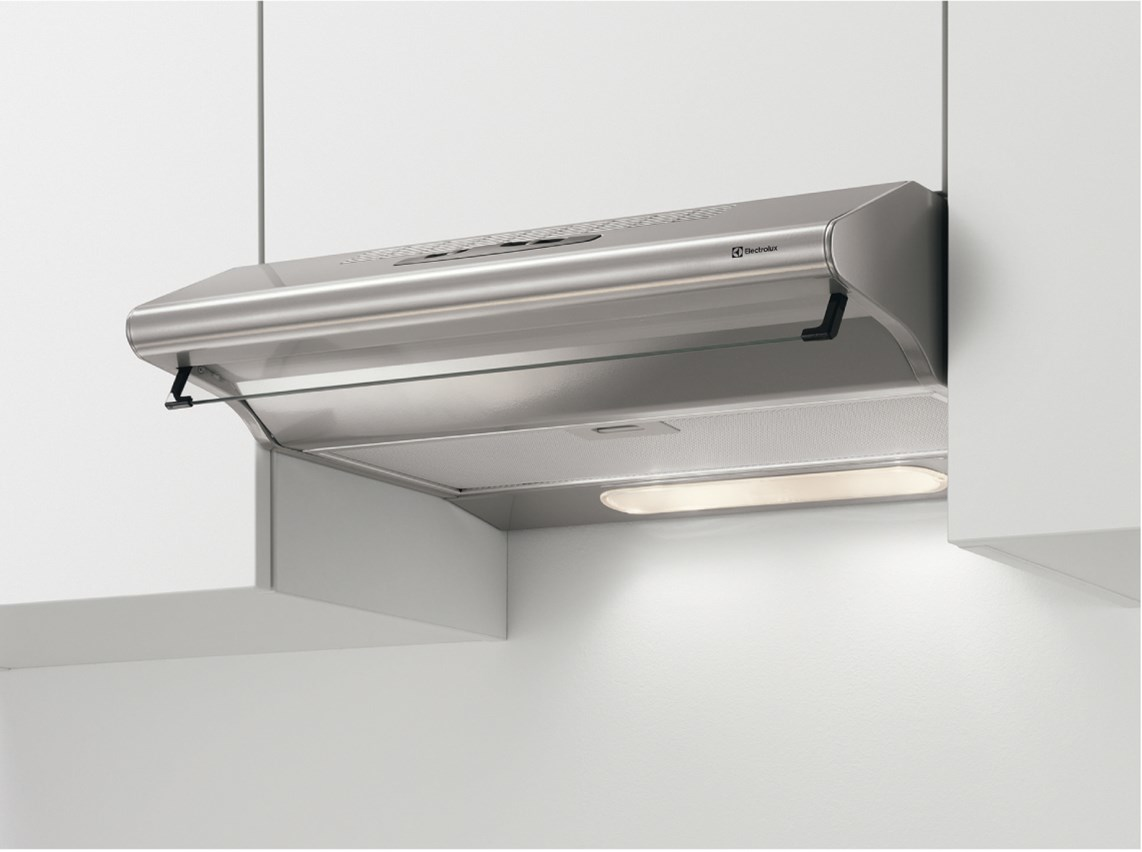 Electrolux EFT60238OS cooker hood Wall-mounted Silver 304 m³/h