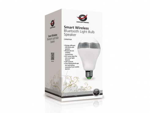 Conceptronic Smart Wireless Bluetooth Light Bulb Speaker – image 3