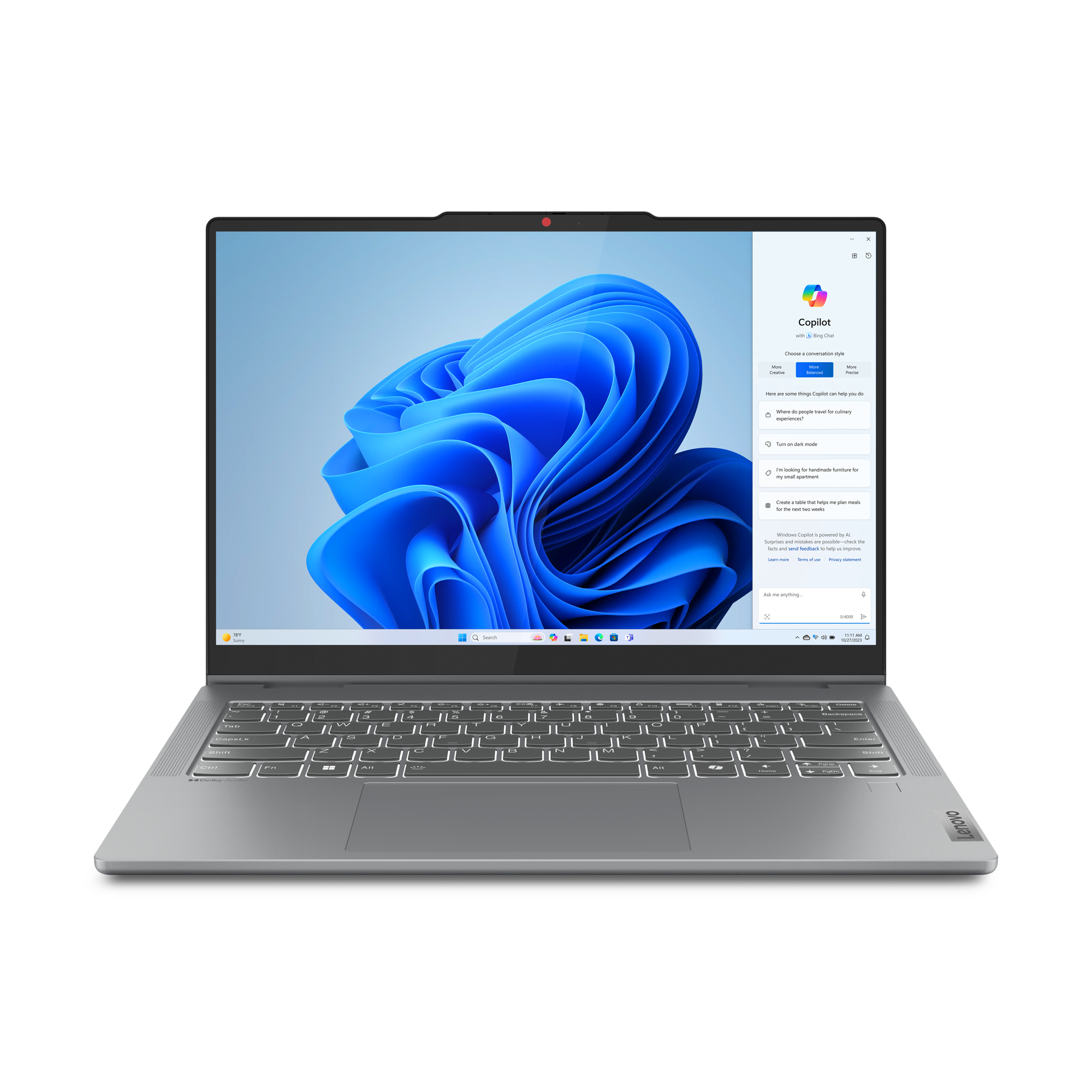 Lenovo IdeaPad 5 2-in-1 14AHP9 AMD Ryzen 7 8845HS Ibrido (2 in 1) 356 cm (14") Touch screen WUXGA 16 GB LPDDR5x-SDRAM 512 GB SS