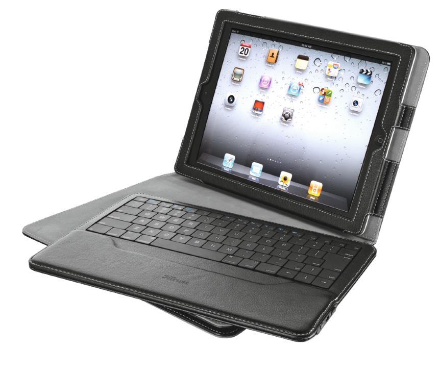 Trust 18455 mobile device keyboard Bluetooth Black – image 2