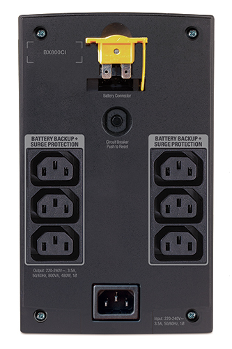 APC BX800CI uninterruptible power supply (UPS) 0.8 kVA