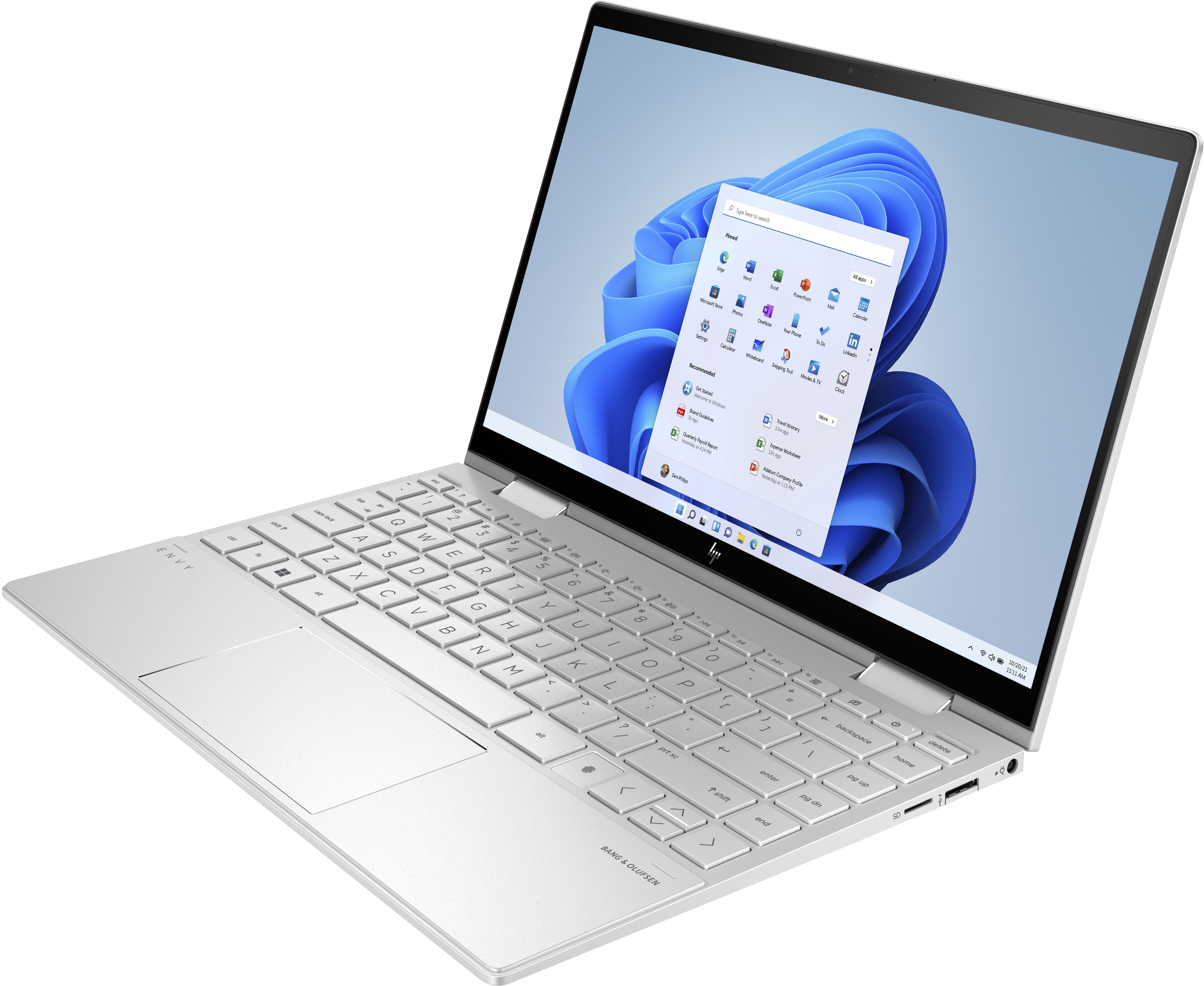 HP ENVY x360 13-bd0018na Intel® Core™ i5 i5-1135G7 Hybrid (2-in-1) 33.8 cm (13.3″) Touchscreen Full HD 8 GB DDR4-SDRAM 512 GB SSD Wi-Fi 6 (802.11ax) Windows 11 Home Silver image 2