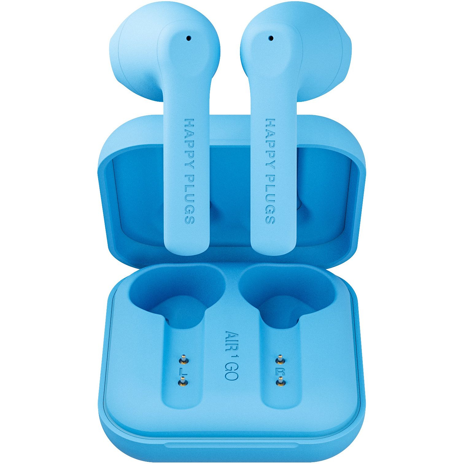 Happy Plugs AIR 1 GO Headphones True Wireless Stereo (TWS) In-ear Calls/Music Bluetooth Blue image 1