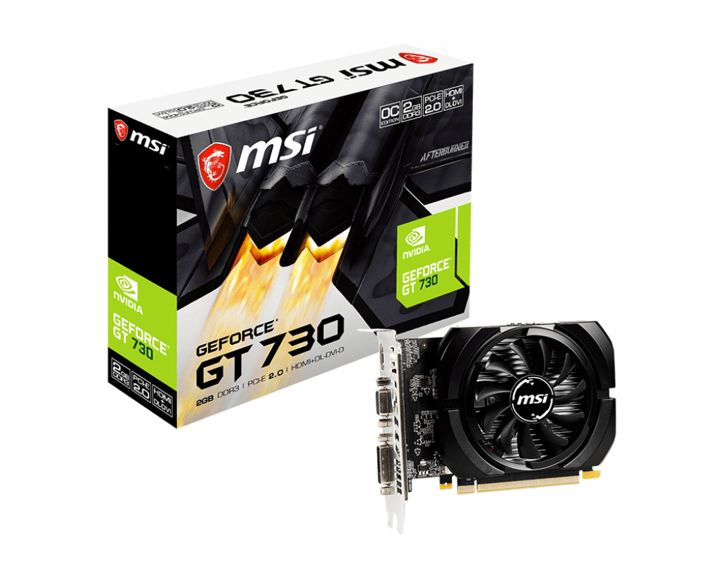 MSI N730K-2GD3/OCV5 graphics card NVIDIA GeForce GT 730