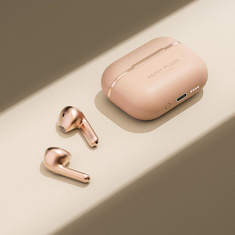 Happy Plugs Hope Headset True Wireless Stereo (TWS) In-ear Calls/Music Bluetooth Rose gold image 4