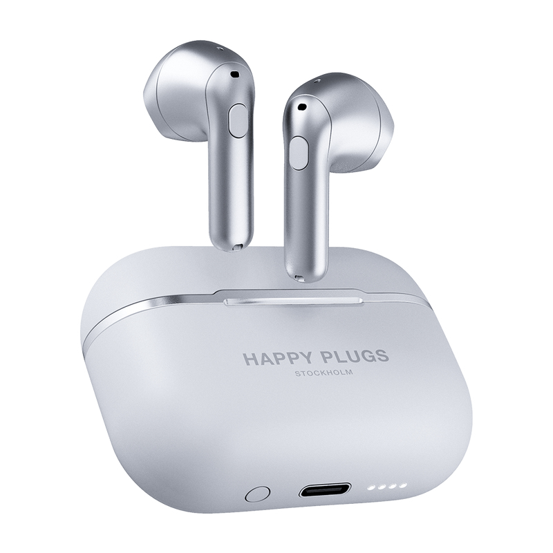 Happy Plugs Hope Headset True Wireless Stereo (TWS) In-ear Calls/Music Bluetooth Silver image 4