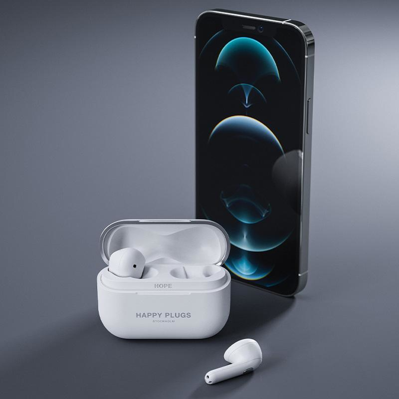 Happy Plugs Hope Headset True Wireless Stereo (TWS) In-ear Calls/Music Bluetooth White image 2